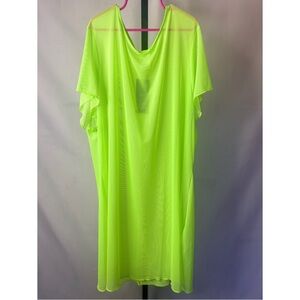 Neon Green Swim Cover-Up